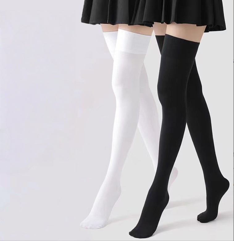 Ladys Classic Uniform Style Over-Knee School Socks